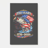 250 Jaar 1776-2026 Forelvissen Post-it® Notes (Voorkant)