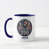 250 Jaar 1776-2026 Freedom Eagle Koffie Mok (Links)