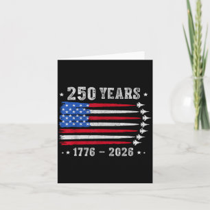 250 Jaar 1776 2026 Verjaardag USA voor Mannen Vrou Kaart