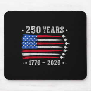 250 Jaar 1776 2026 Verjaardag USA voor Mannen Vrou Muismat