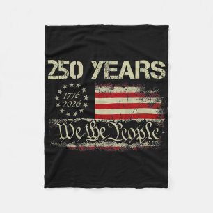 250 Jaar 1776-2026 We The People 250e Usa Vlag 4 Fleece Deken