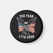 250 Jaar 250ste Verjaardag VS 4 juli  Magneet (Voorkant)