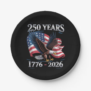 250 Jaar 4 juli Adelaar VS Vlag 1776 2026 Papieren Bordje