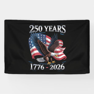 250 Jaar 4 juli Adelaar VS Vlag 1776 2026 Spandoek
