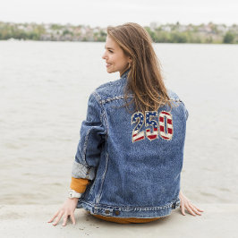 250 jaar 4 juli Onafhankelijkheidsdag Denim Jacket