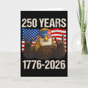 250 Jaar Adelaar Amerikaanse Vlag 1776-2026 4 juli Kaart