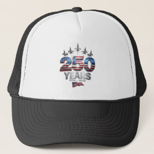 250 Jaar Amerika 1776 2026 250e USA Patriotisch Trucker Pet