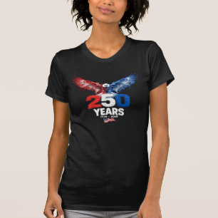 250 Jaar Amerika 1776 2026 250e USA Patriottisch T-shirt