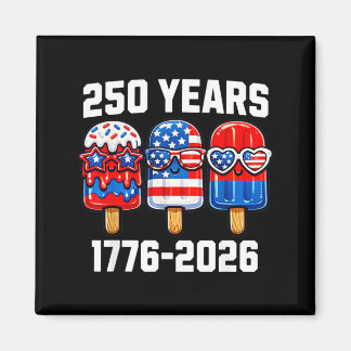 250 jaar Amerika 1776 2026 250e USA Student Jongen Magneet