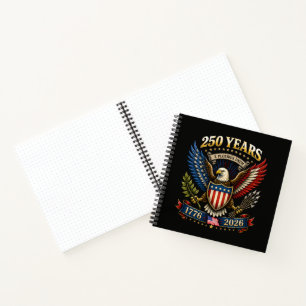 250 jaar Amerika 1776 2026 250ste verjaardag Notitieboek
