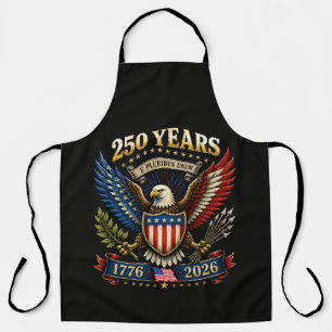 250 Jaar Amerika 1776 2026 250ste verjaardag Schort