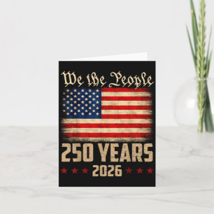 250 Jaar Amerika 1776 2026 4 juli 250ste Kaart