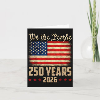 250 Jaar Amerika 1776 2026 4 juli 250ste Kaart