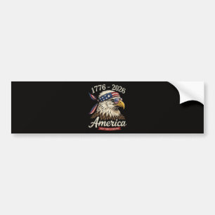 250 Jaar Amerika 1776 2026 Adelaar Vintage Bumpersticker