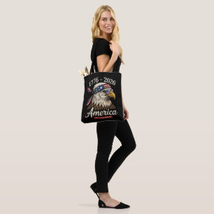 250 Jaar Amerika 1776 2026 Adelaar Vintage Tote Bag