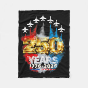 250 Jaar Amerika 1776 2026 Amerika 250e Vierde Fleece Deken