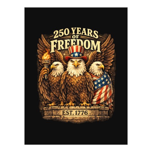 250 Jaar Amerika 1776-2026 Foto Afdruk (Voorkant)