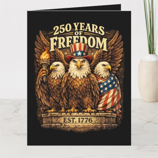 250 Jaar Amerika 1776-2026 Kaart (Voorkant)