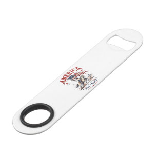 250 Jaar Amerika 1776 2026 Patriottische Cowboy Speed Flessenopener