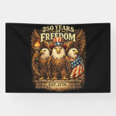 250 Jaar Amerika 1776-2026 Spandoek (Horizontaal)