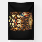 250 Jaar Amerika 1776-2026 Spandoek (Verticaal)