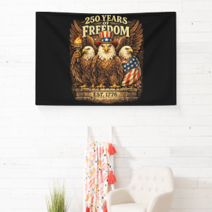 250 Jaar Amerika 1776-2026 Spandoek