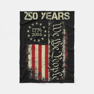 250 Jaar Amerika 1776 2026 We The People Vlag Usa Fleece Deken