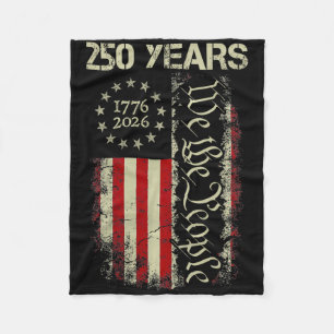 250 Jaar Amerika 1776 2026 We The People Vlag Usa Fleece Deken
