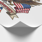 250 Jaar Amerika 250e 4 juli Viering 1 Cadeaupapier (Hoek)
