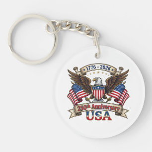 250 Jaar Amerika 250e 4 juli Viering 1 Sleutelhanger