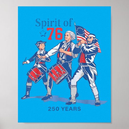 250 jaar Amerika 250e verjaardag 1776-2026 4e Poster (Voorkant)