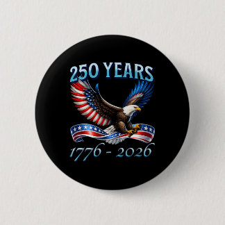 250 jaar Amerika 250e verjaardag 1776-2026 4e Ronde Button 5,7 Cm