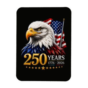 250 Jaar Amerika 250e Verjaardag Patriottisch VS Magneet
