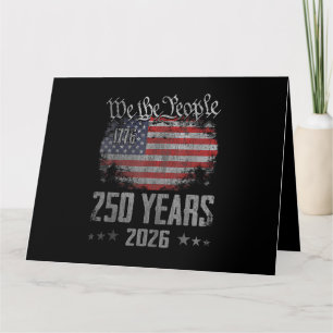 250 Jaar Amerika 250e Verjaardag USA Patriottisch Kaart