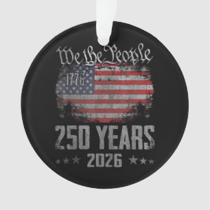 250 Jaar Amerika 250e Verjaardag USA Patriottisch Ornament