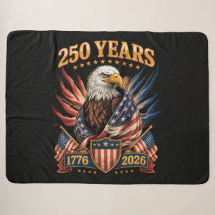250 Jaar Amerika 250e Verjaardag Usa Patriottisch Sherpa Deken