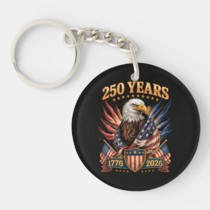 250 Jaar Amerika 250e Verjaardag Usa Patriottisch Sleutelhanger