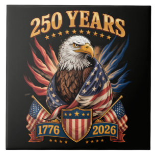 250 Jaar Amerika 250e Verjaardag Usa Patriottisch Tegeltje