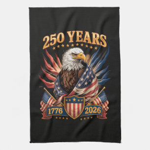 250 Jaar Amerika 250e Verjaardag Usa Patriottisch Theedoek