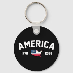 250 jaar Amerika 250e verjaardag van de onafhankel Sleutelhanger