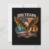 250 jaar Amerika 250e verjaardag VS Kaart (Voorkant)