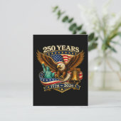 250 jaar Amerika 250e verjaardag VS Kaart (Staand voorkant)