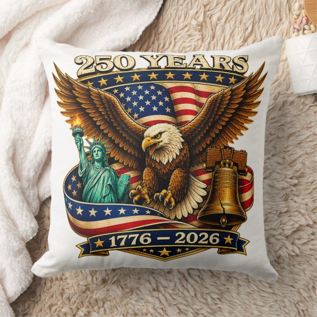 250 jaar Amerika 250e verjaardag VS Kussen (Deken)