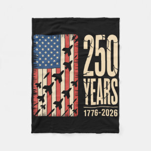 250 jaar Amerika 250e verjaardag VS Vlag 4 Fleece Deken