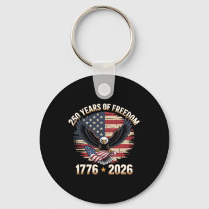 250 jaar Amerika 250e verjaardag VS Vlag 4 Sleutelhanger