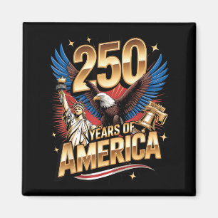 250 Jaar Amerika 250e Verjaardag VS Vlag Magneet