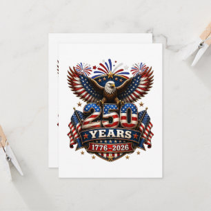 250 jaar Amerika 250ste verjaardag 4 juli Kaart