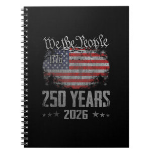 250 Jaar Amerika 250ste Verjaardag USA Patriottisc Notitieboek