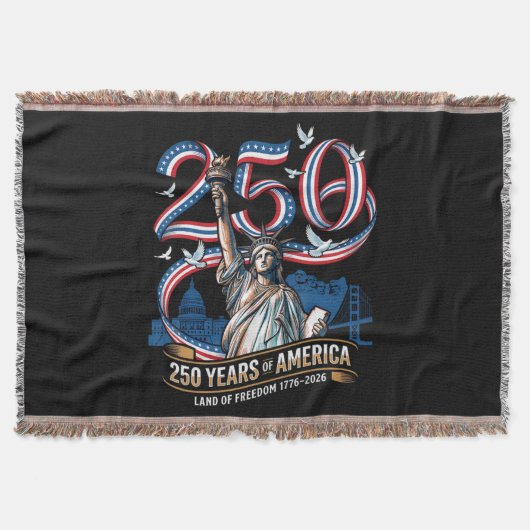250 Jaar Amerika Herdenking 1776 2026 Deken (Voorkant)