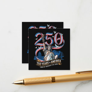 250 Jaar Amerika Herdenking 1776 2026 Informatiekaartje